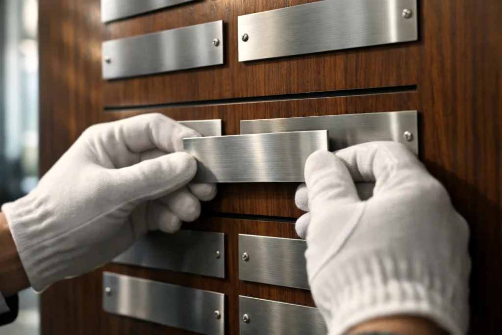 replacing nameplates corporate plaque replacing nameplates corporate plaque