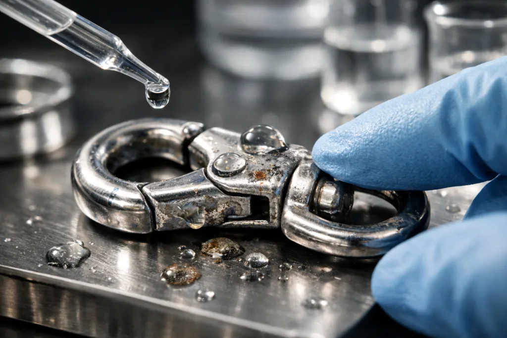 zinc alloy closure chemical test zinc alloy closure chemical test