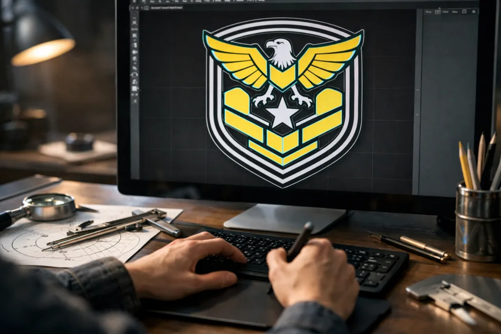 badge design file preparation badge design file preparation