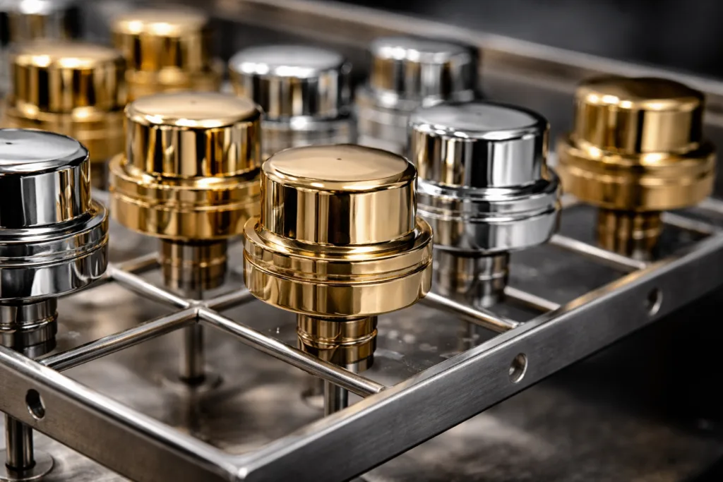 batch plated zinc alloy perfume caps batch plated zinc alloy perfume caps