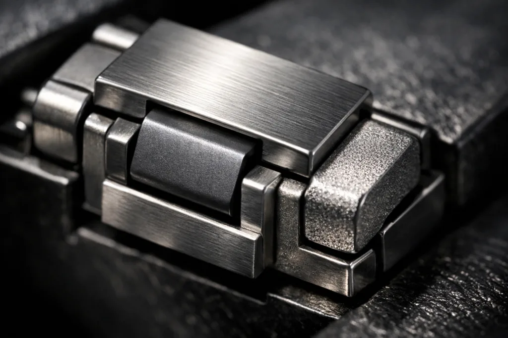 brushed matte sandblasted finish clasp brushed matte sandblasted finish clasp