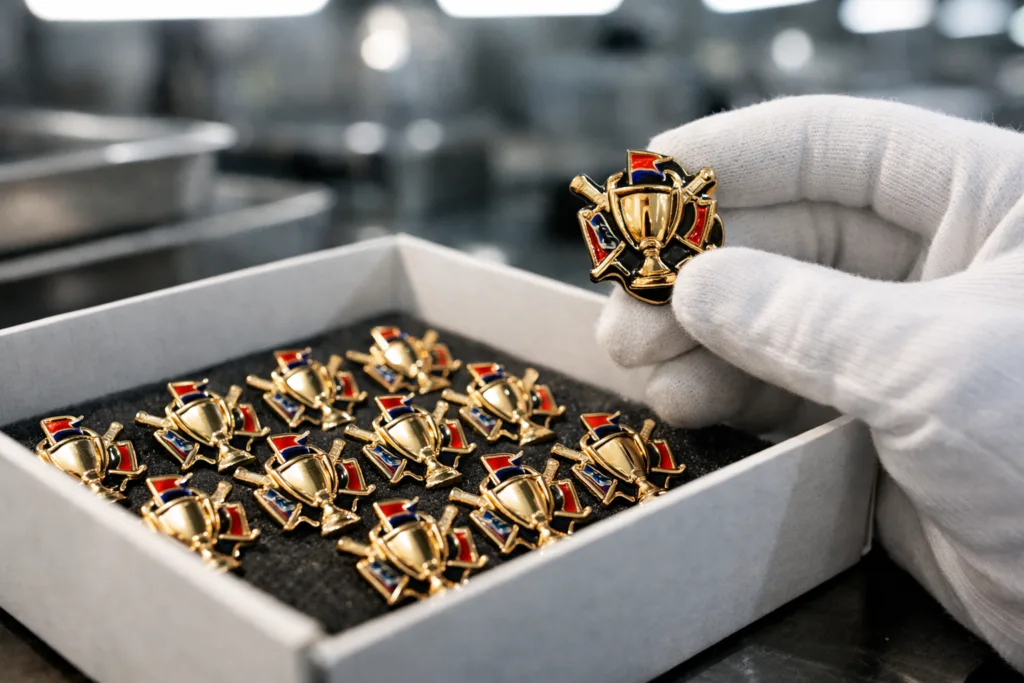 custom tournament pin qc inspection custom tournament pin qc inspection