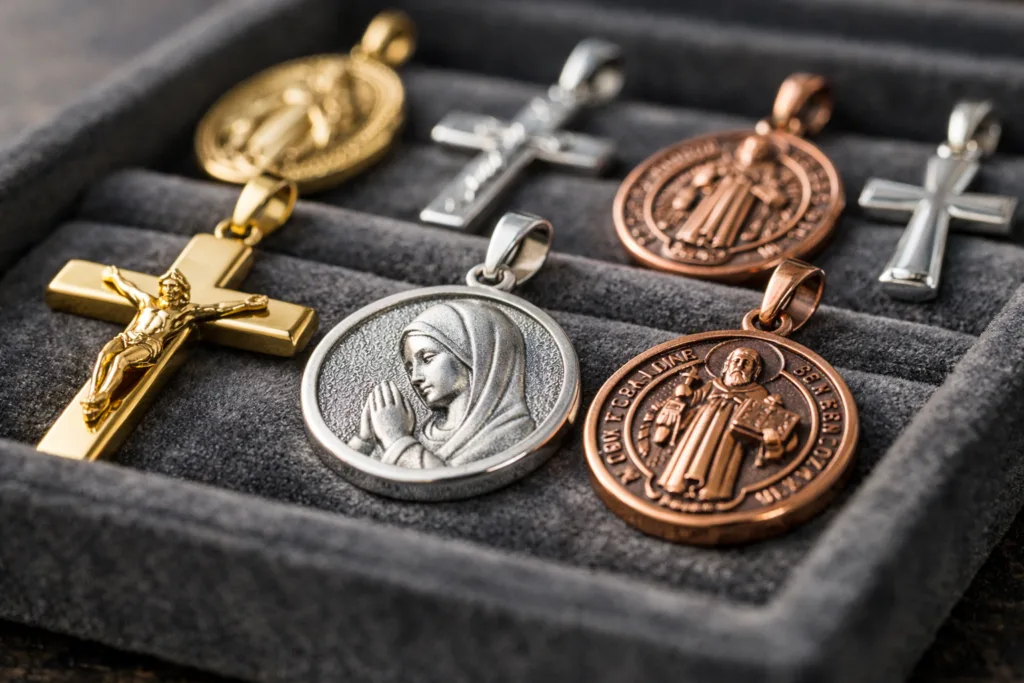 detailed religious pendants metal finishes detailed religious pendants metal finishes