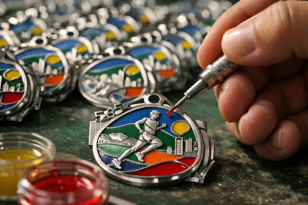 enamel zinc alloy 5k medal production enamel zinc alloy 5k medal production