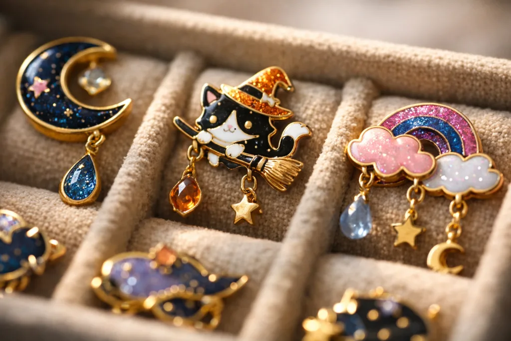 glitter danglers pin storage tray glitter danglers pin storage tray