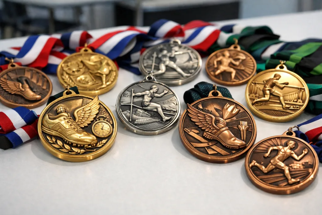 track and field medal ideas display