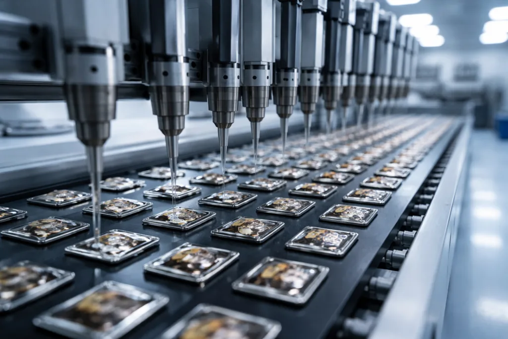 automated epoxy doming manufacturing automated epoxy doming manufacturing