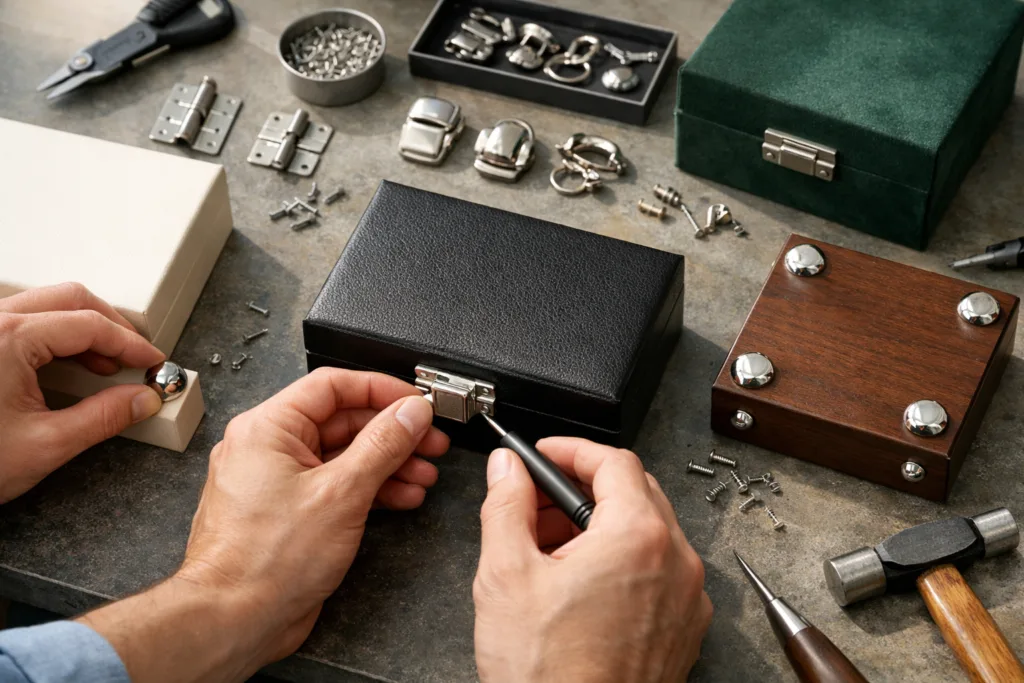 installing zinc alloy gift box hardware installing zinc alloy gift box hardware