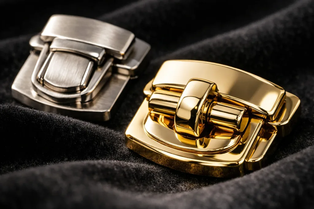 luxury zinc alloy packaging finishes