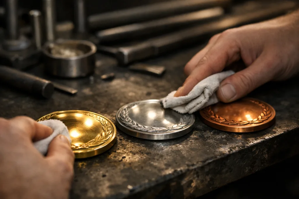 medal metal polishing process medal metal polishing process