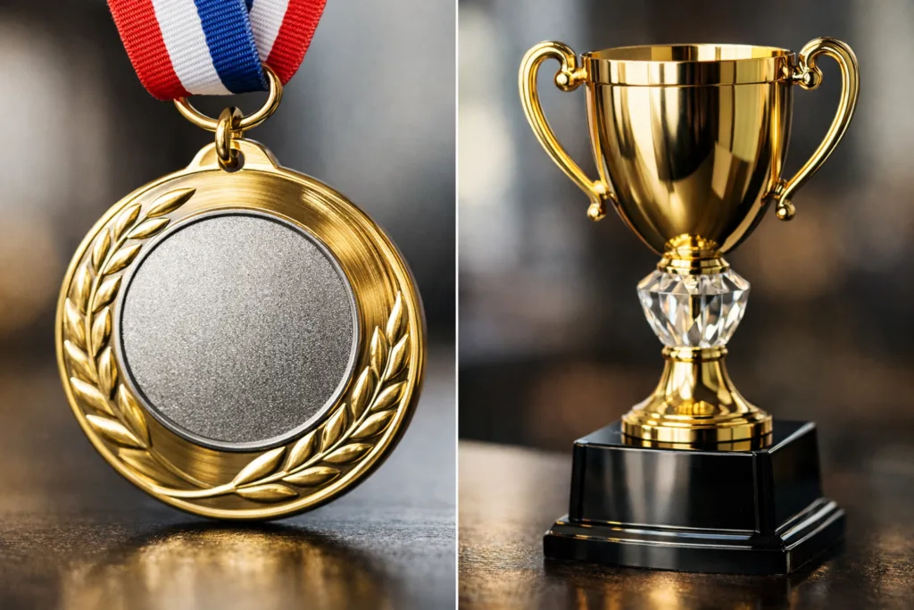 medal trophy material comparison medal trophy material comparison