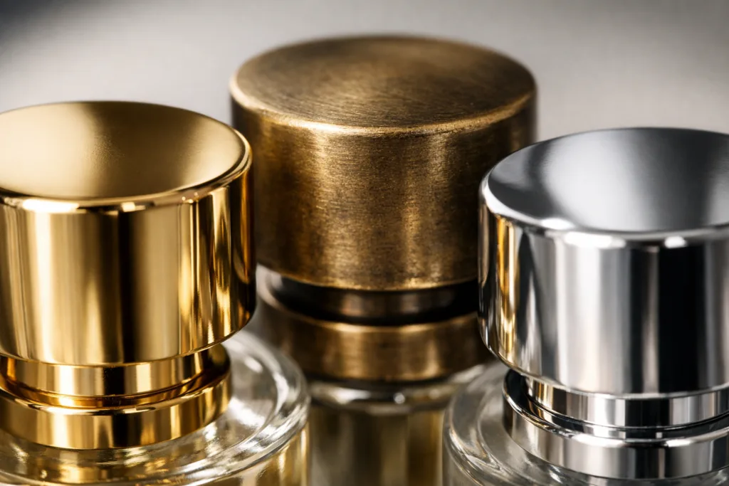 perfume bottle cap finish detail perfume bottle cap finish detail