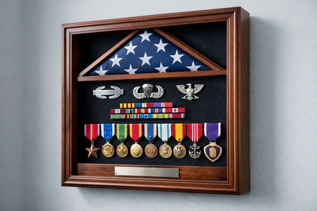 shadow box military medals display wall shadow box military medals display wall