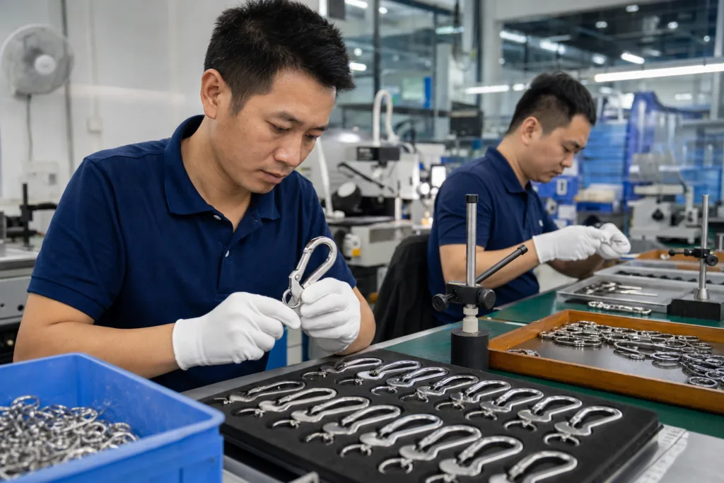 carabiner keychain quality inspection carabiner keychain quality inspection