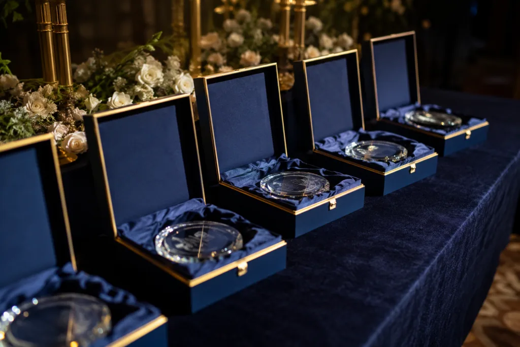 luxury gift boxing corporate awards