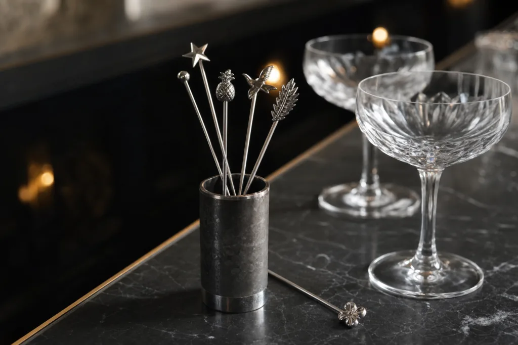 custom cocktail stirrers polished toppers custom cocktail stirrers polished toppers