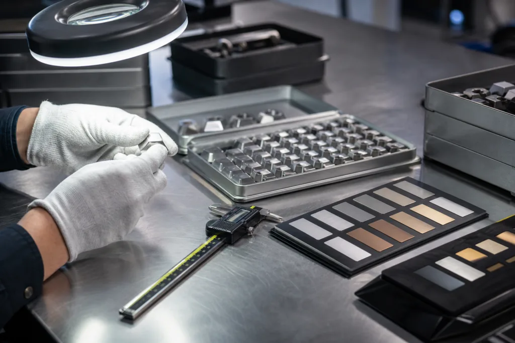metal keycap quality inspection metal keycap quality inspection