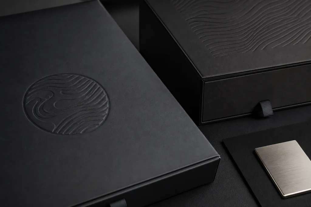 premium materials metallic finishes corporate gift packaging premium materials metallic finishes corporate gift packaging