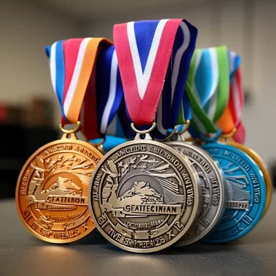 Embrace the ease of ordering custom medals with no minimum a